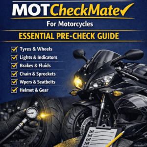 MOT CheckMate – Pre‑MOT Inspection Guide for Petrol Motorcycles (UK MOT Checklist)
